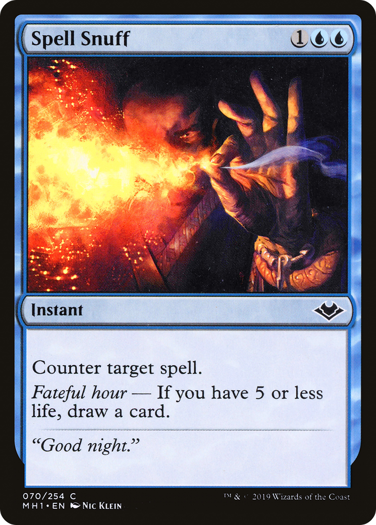 Spell Snuff (MH1) 70 - WZRD TCG