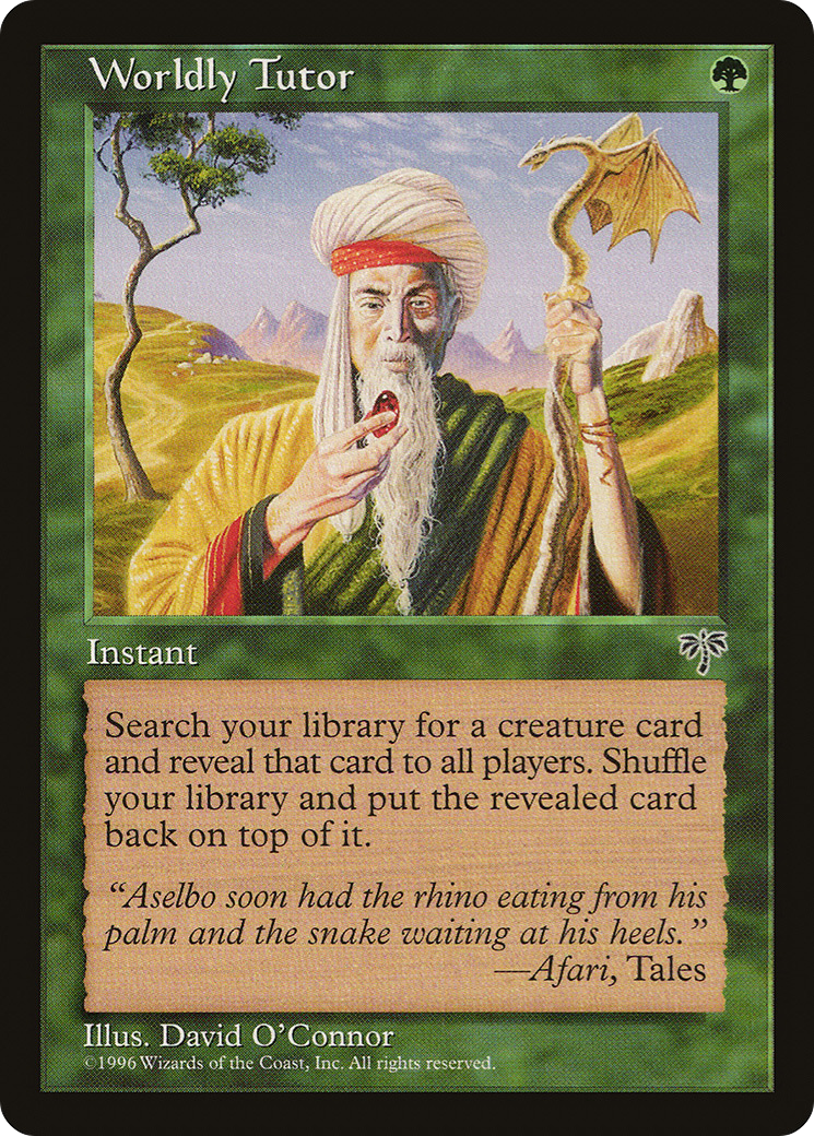 Worldly Tutor (MIR) 255