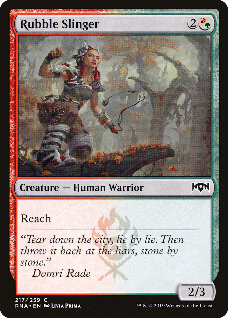 Rubble Slinger (RNA) 217 - WZRD TCG