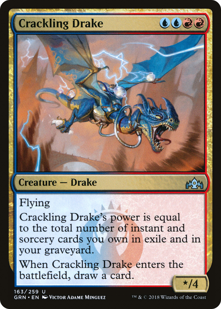 Crackling Drake (GRN) 163 - WZRD TCG
