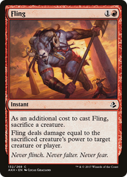 Fling (AKH) 132 - WZRD TCG