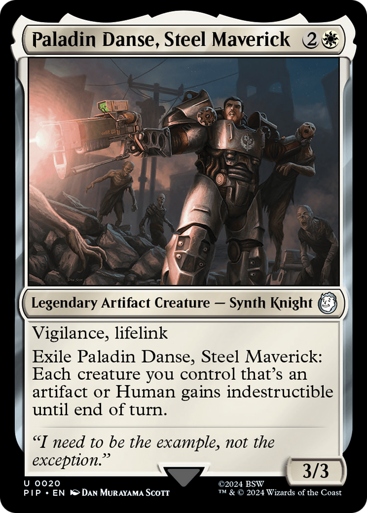 Paladin Danse, Steel Maverick (PIP) 20