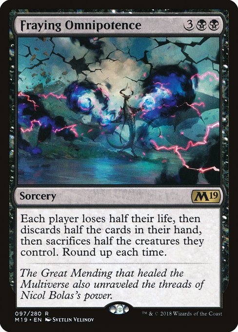 Fraying Omnipotence front