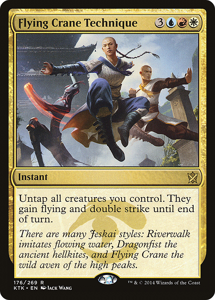 Flying Crane Technique (KTK) 176 - WZRD TCG