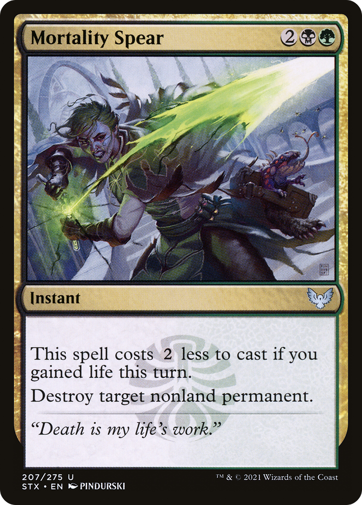 Mortality Spear (STX) 207 - WZRD TCG