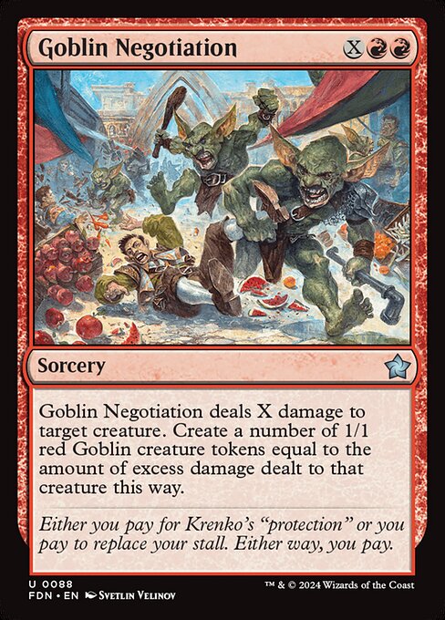 Goblin Negotiation front