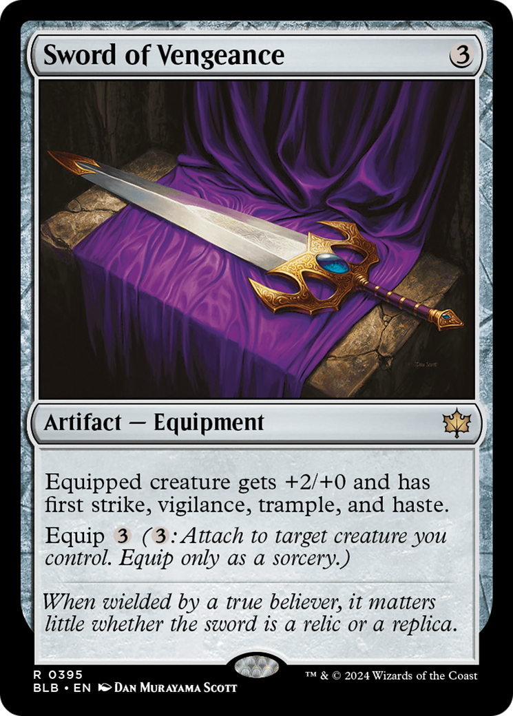 Sword of Vengeance (BLB) 395 - WZRD TCG