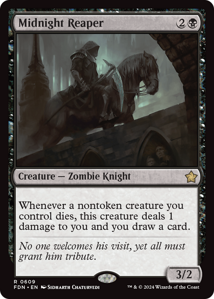 Midnight Reaper (FDN) 609 - WZRD TCG