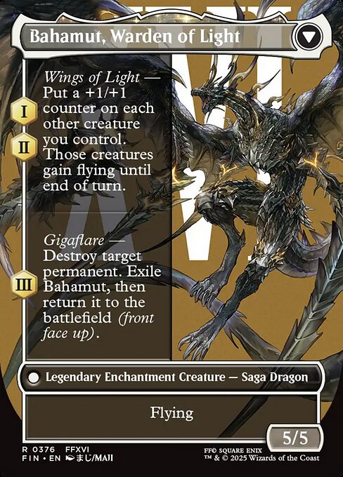 Dion, Bahamut's Dominant // Bahamut, Warden of Light (Back)