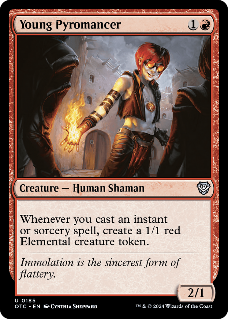 Young Pyromancer (OTC) 185 - WZRD TCG