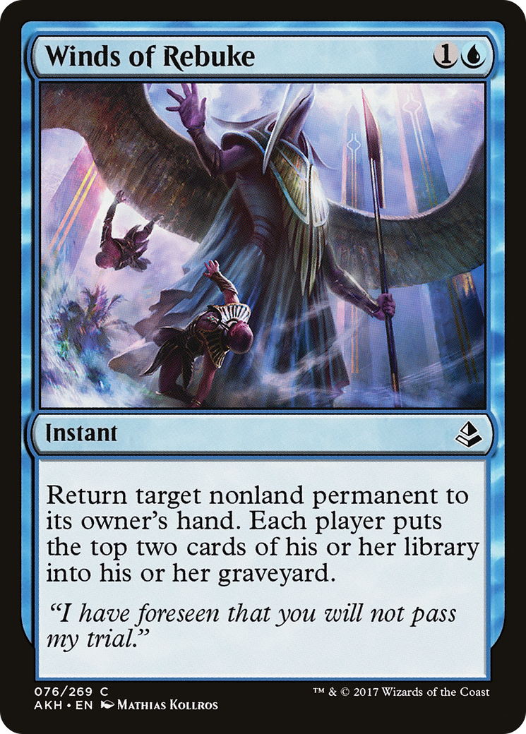 Winds of Rebuke (AKH) 76 - WZRD TCG