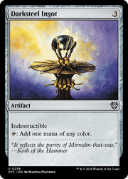Darksteel Ingot (OTC) 256 - WZRD TCG