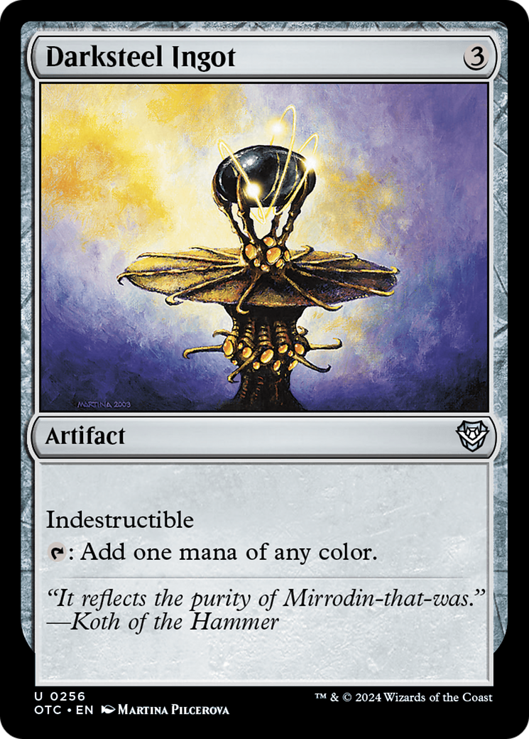 Darksteel Ingot (OTC) 256 - WZRD TCG