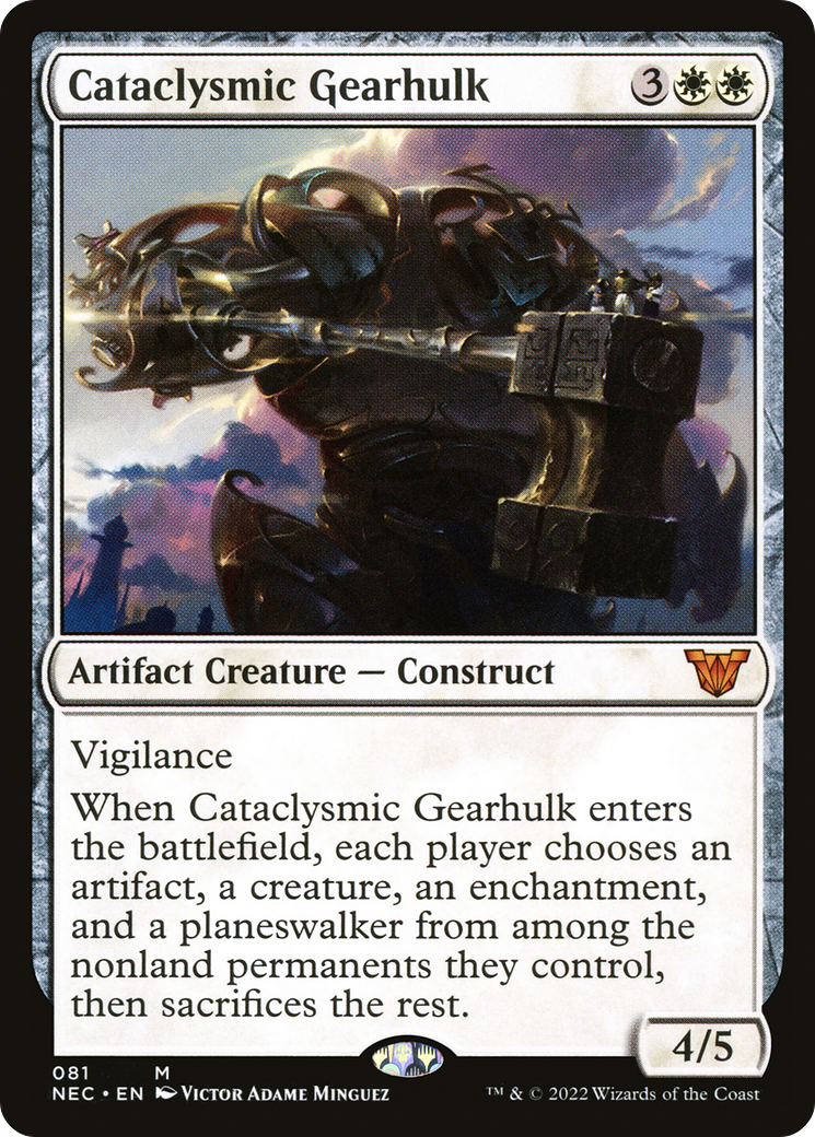 Cataclysmic Gearhulk (NEC) 81 - WZRD TCG