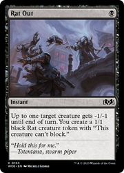 Rat Out (WOE) 103