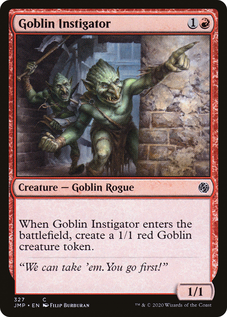 Goblin Instigator (JMP) 327 - WZRD TCG