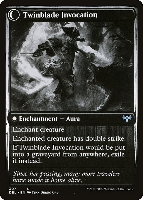 Twinblade Geist // Twinblade Invocation (Back)