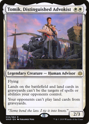Tomik, Distinguished Advokist (WAR) 34 - WZRD TCG