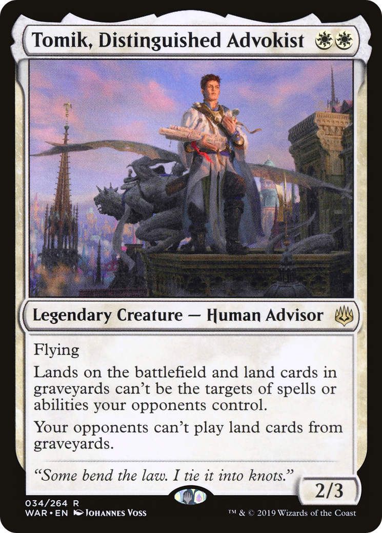 Tomik, Distinguished Advokist (WAR) 34 - WZRD TCG