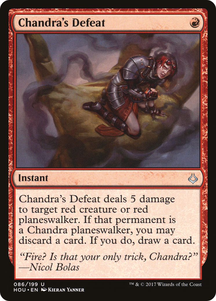 Chandra's Defeat (HOU) 86 - WZRD TCG
