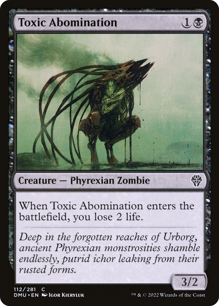 Toxic Abomination (DMU) 112 - WZRD TCG