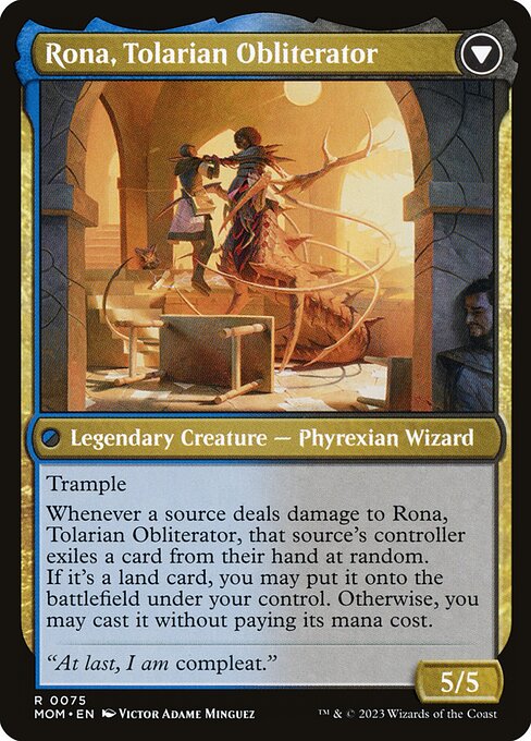 Rona, Herald of Invasion // Rona, Tolarian Obliterator (Back)