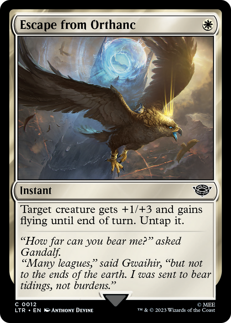 Escape from Orthanc (LTR) 12 - WZRD TCG