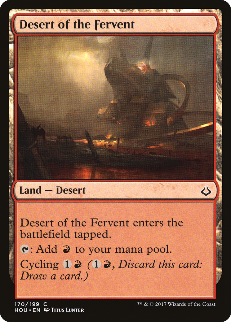 Desert of the Fervent (HOU) 170 - WZRD TCG