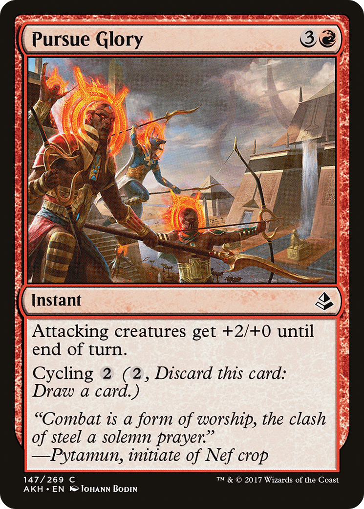Pursue Glory (AKH) 147 - WZRD TCG