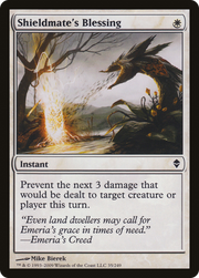 Shieldmate's Blessing (ZEN) 35 - WZRD TCG