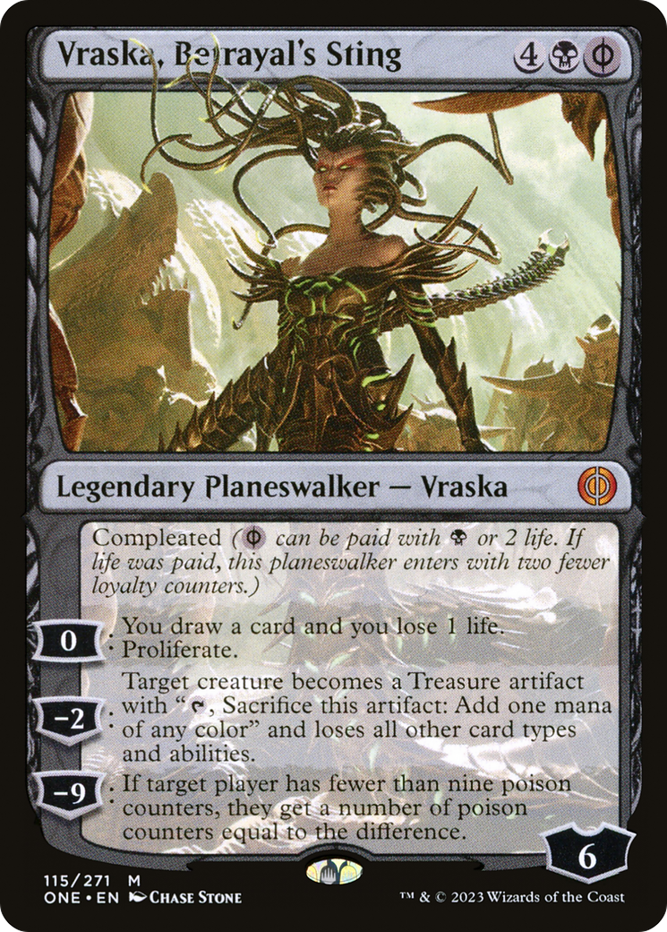 Vraska, Betrayal's Sting (ONE) 115 - WZRD TCG