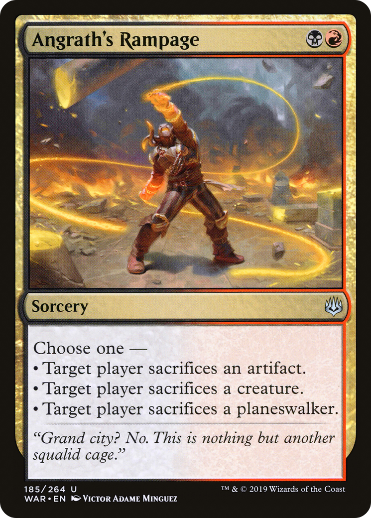 Angrath's Rampage (WAR) 185 - WZRD TCG