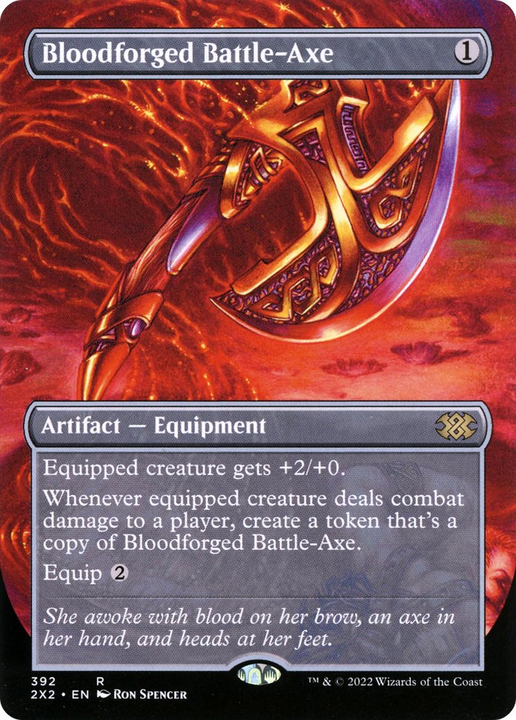 Bloodforged Battle-Axe (2X2) 392