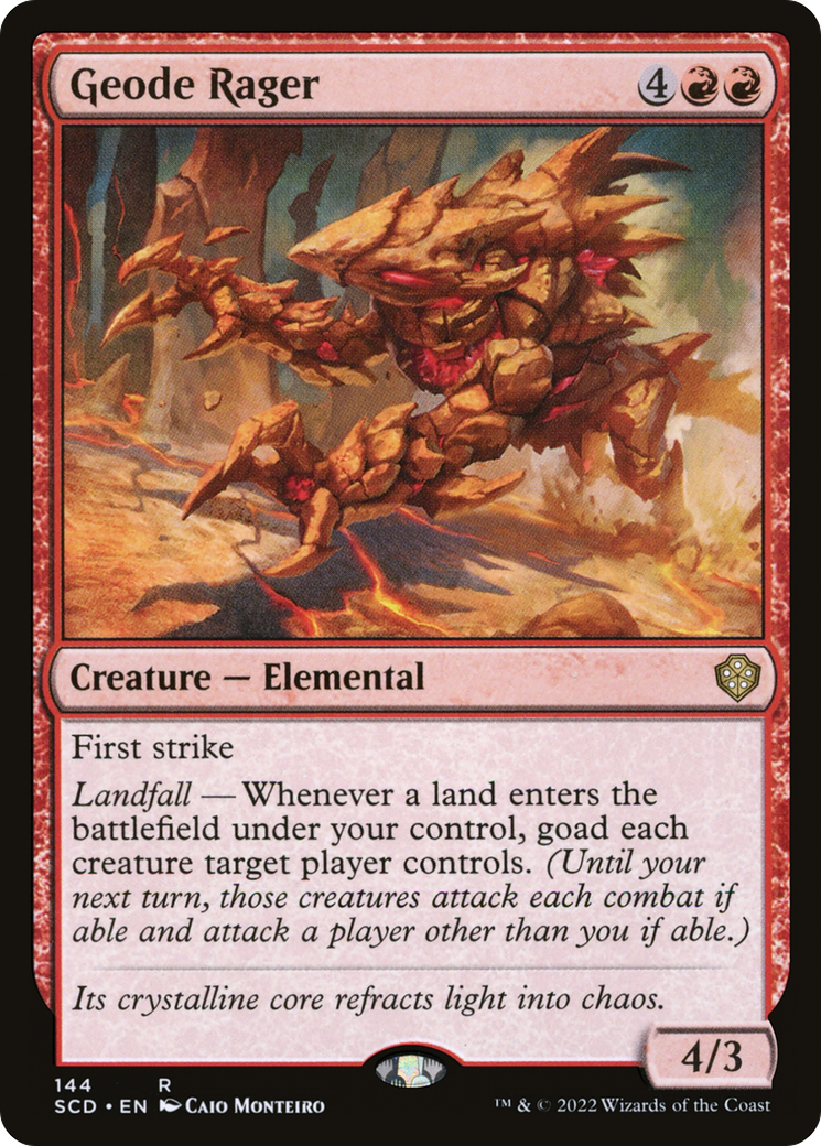 Geode Rager (SCD) 144 - WZRD TCG