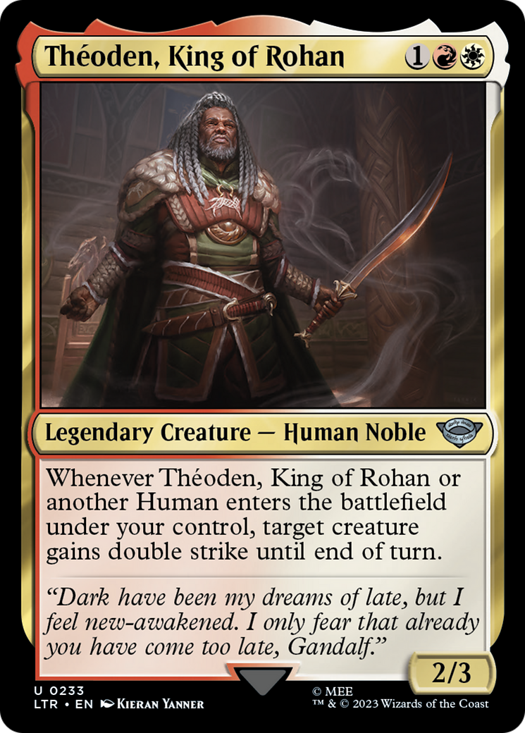 Théoden, King of Rohan (LTR) 233 - WZRD TCG