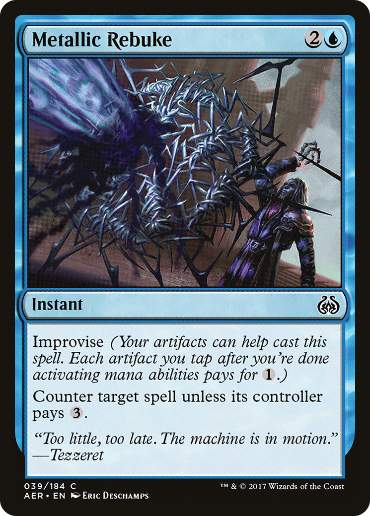 Metallic Rebuke (AER) 39 - WZRD TCG