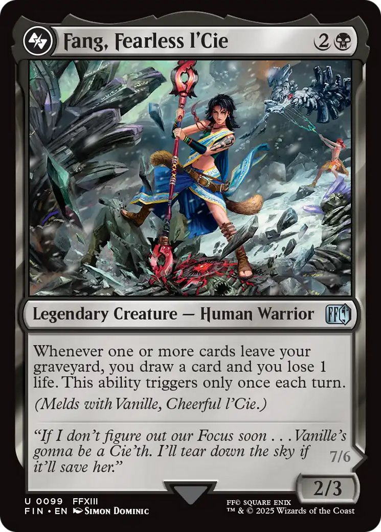 Fang, Fearless l'Cie (FIN) 99 - WZRD TCG