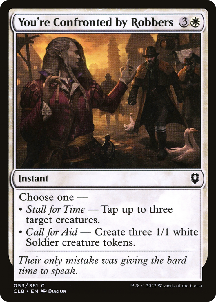 You're Confronted by Robbers (CLB) 53 - WZRD TCG