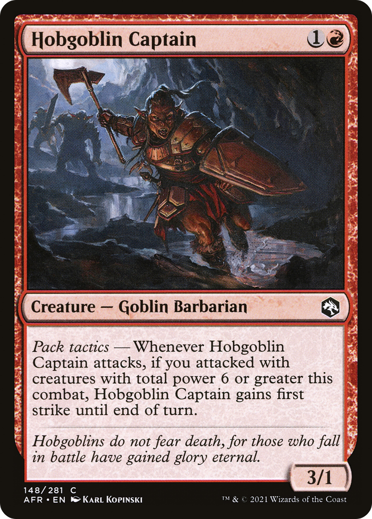 Hobgoblin Captain (AFR) 148 - WZRD TCG