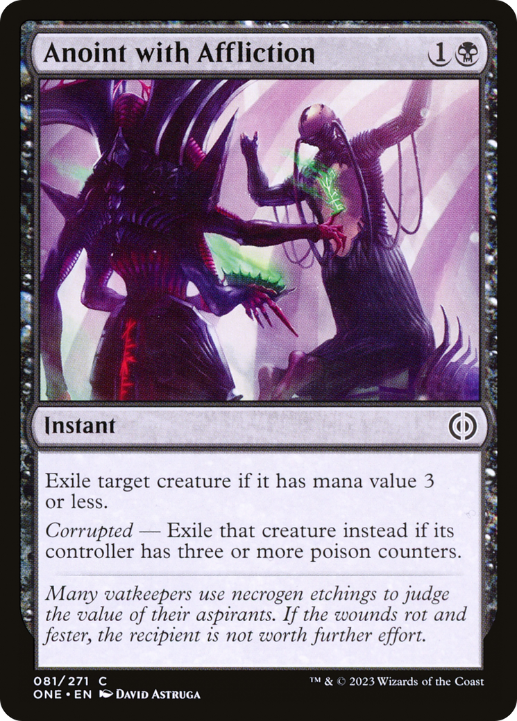 Anoint with Affliction (ONE) 81 - WZRD TCG