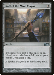 Staff of the Mind Magus (M14) 221 - WZRD TCG