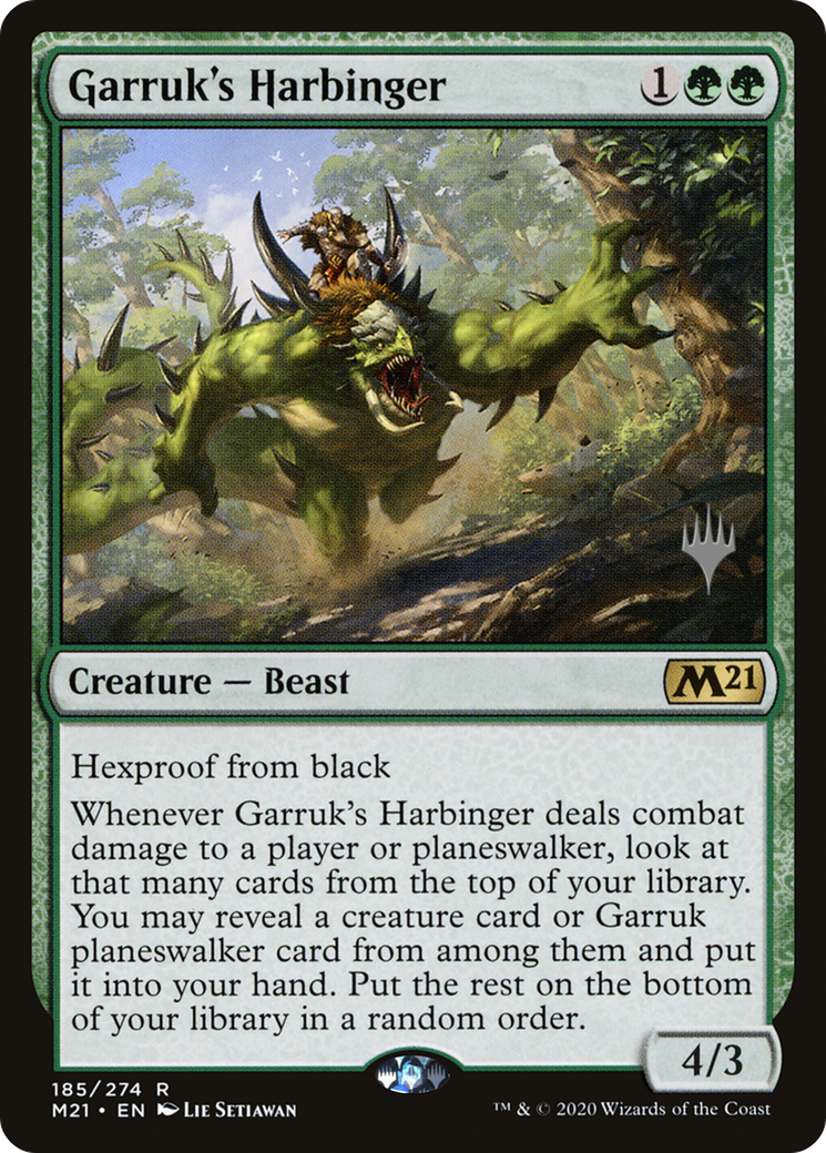 Garruk's Harbinger (PM21) 185p - WZRD TCG