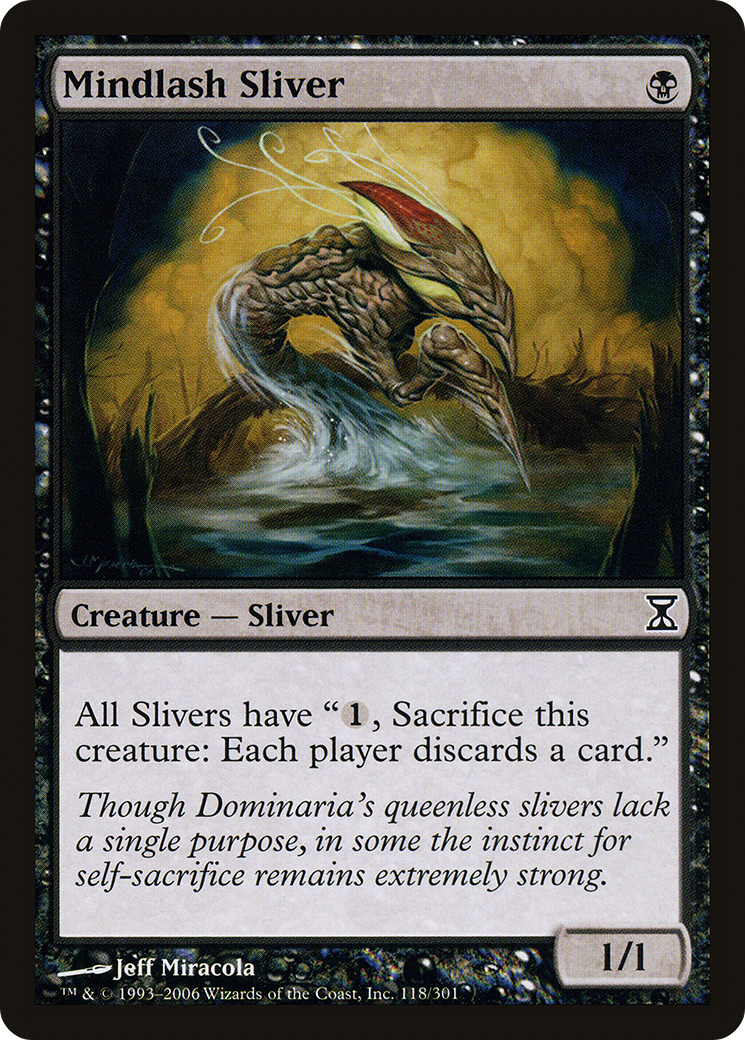 Mindlash Sliver (TSP) 118 - WZRD TCG