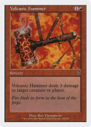 Volcanic Hammer (7ED) 226 - WZRD TCG