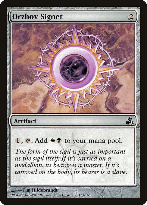 Orzhov Signet front