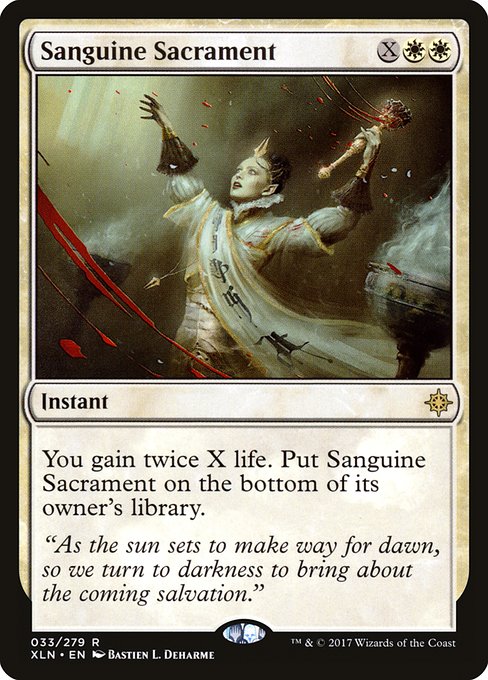Sanguine Sacrament front