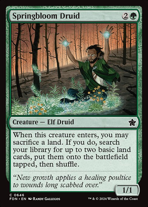 Springbloom Druid front