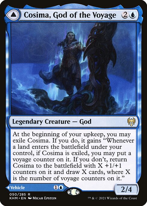 Cosima, God of the Voyage // The Omenkeel (Kaldheim 50) - WZRD TCG
