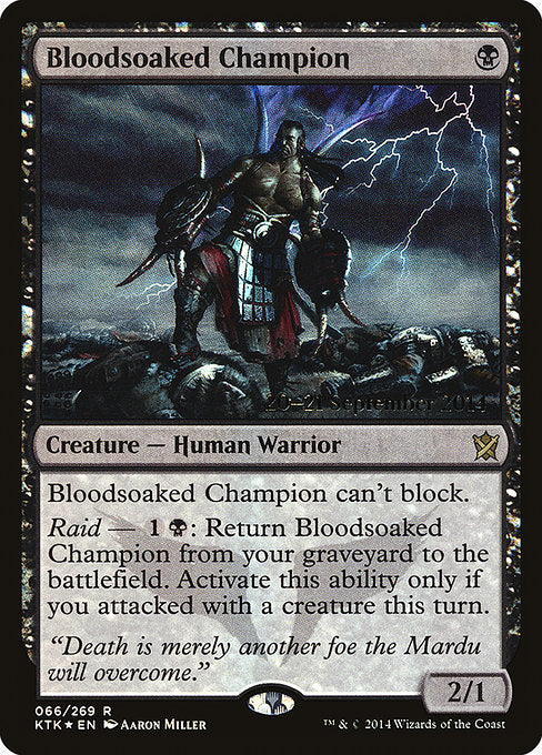 Bloodsoaked Champion front