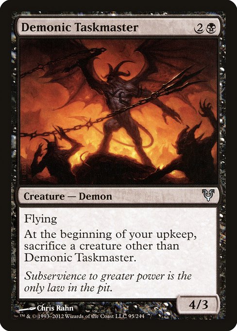 Demonic Taskmaster front
